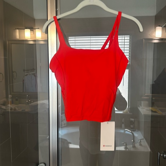 Lululemon strappy nulu shelf tank - Picture 1 of 2